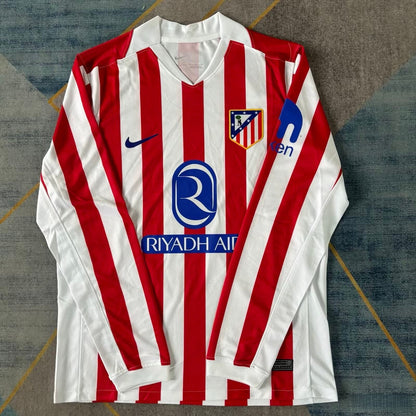 Maillot 25/26  Atlético Madrid  Domicile   Manches Longues