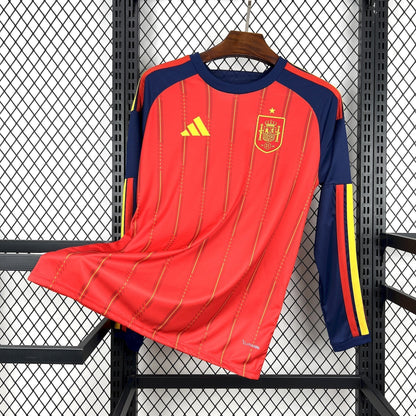 Maillot Domicile Espagne Manches Longues 2025/26